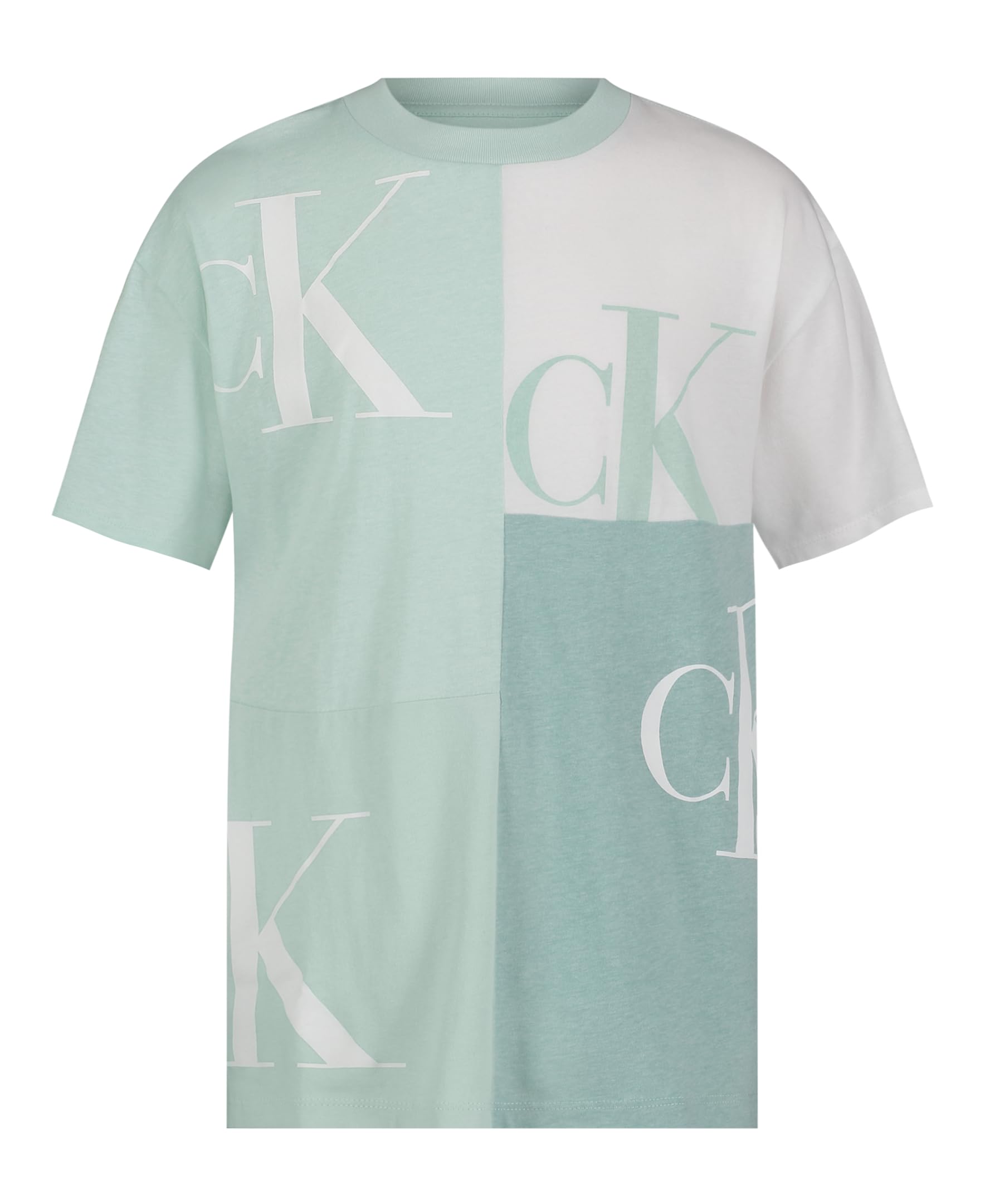 Calvin Klein Boys' Short Sleeve Fashion Graphic Crew Neck T-Shirt, Comfortable, Relaxed Fit